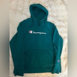 Champion Teal Hoodie